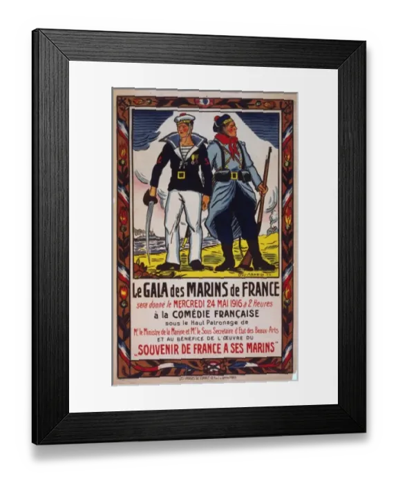 Framed Print : Le gala des marins de France... ?a Comedie Francaise Le gala des marins de France... ? Framed Print : Le gala des marins de France... ?a Comedie Francaise Le gala des marins de France... ?