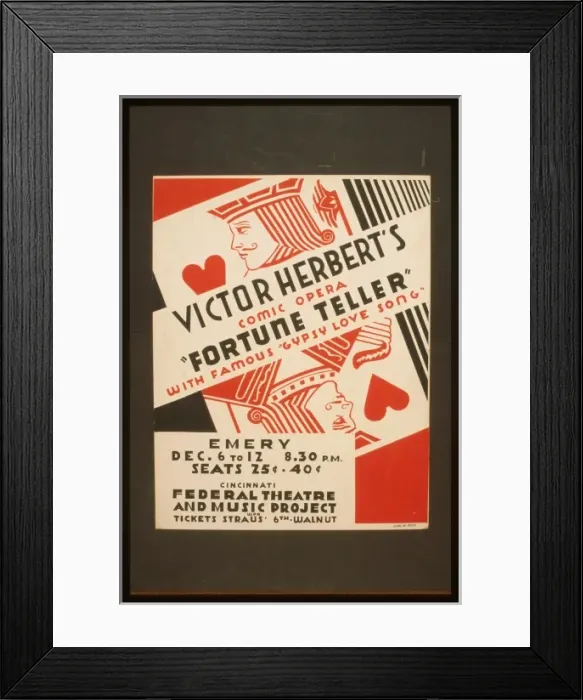 Framed Print : Victor Herberts comic opera Fortune teller with famous gyps Framed Print : Victor Herberts comic opera Fortune teller with famous gyps