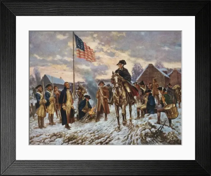 Framed Print : Washington at Valley Forge Framed Print : Washington at Valley Forge