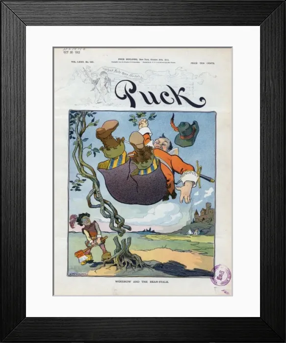 Framed Print : Woodrow and the bean-stalk Framed Print : Woodrow and the bean-stalk
