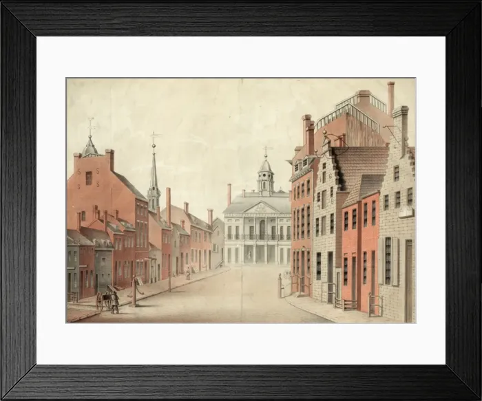 Framed Print : A view of the Federal Hall of the City of New York, as appea Framed Print : A view of the Federal Hall of the City of New York, as appea