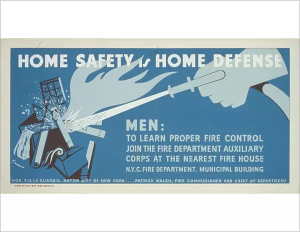 Home safety is home defense Men: to learn proper fire contro