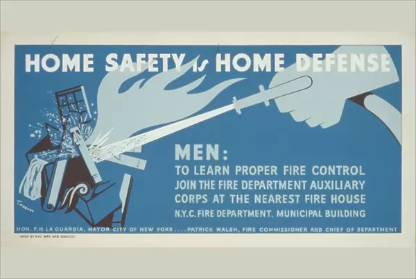 Home safety is home defense Men: to learn proper fire contro