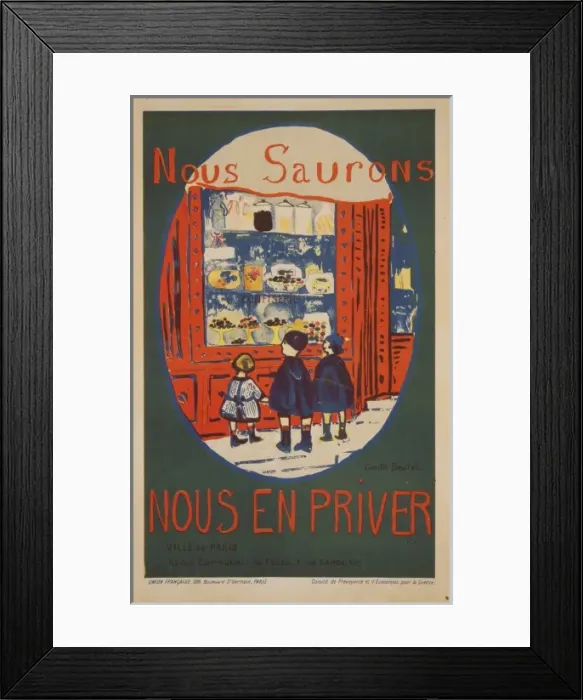 Framed Print : Nous saurons nous en priver Framed Print : Nous saurons nous en priver