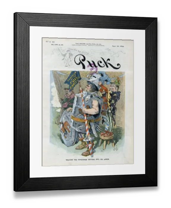 Framed Print : William the Conqueror getting into his armor Framed Print : William the Conqueror getting into his armor