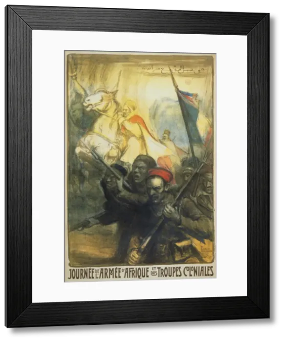 Framed Print : Journee de l armee d Afrique et des troupes coloniales Framed Print : Journee de l armee d Afrique et des troupes coloniales
