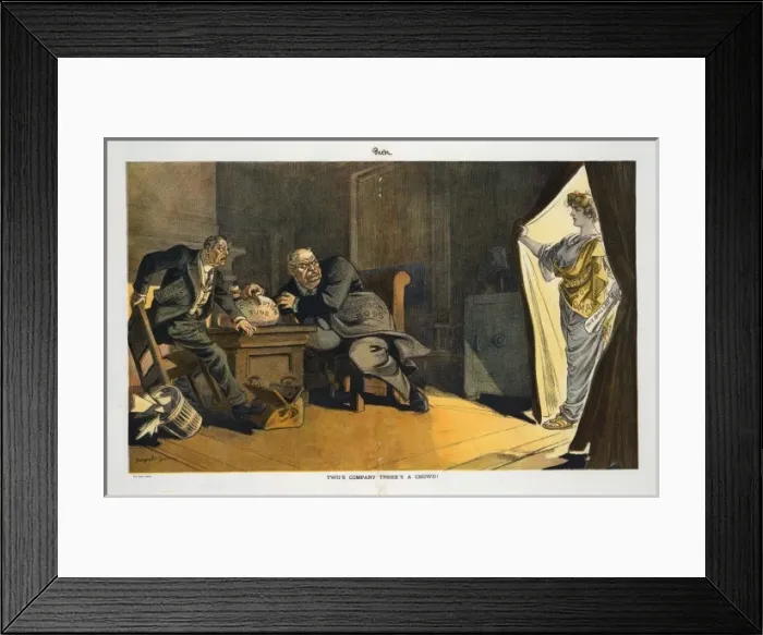 Framed Print : Twos company threes a crowd Framed Print : Twos company threes a crowd