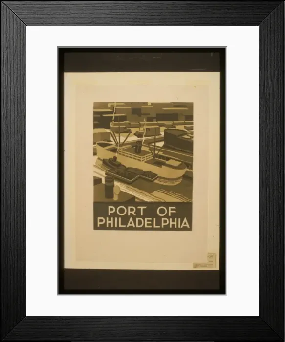 Framed Print : Port of Philadelphia Framed Print : Port of Philadelphia