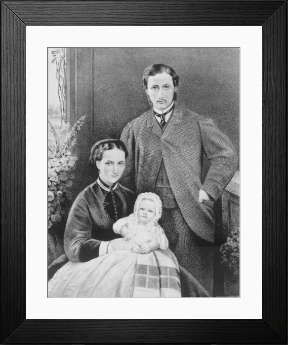 Framed Print : The Prince of Wales and family Framed Print : The Prince of Wales and family