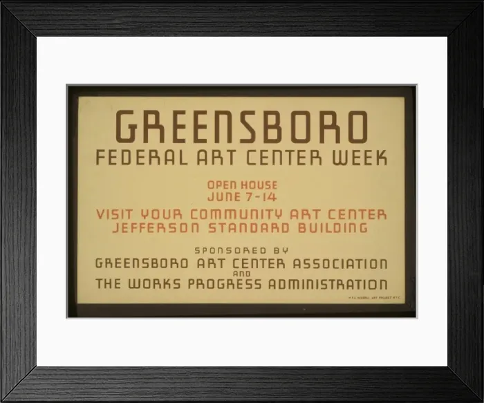 Framed Print : Greensboro Federal Art Center week Open house June 7-14 : Vi Framed Print : Greensboro Federal Art Center week Open house June 7-14 : Vi