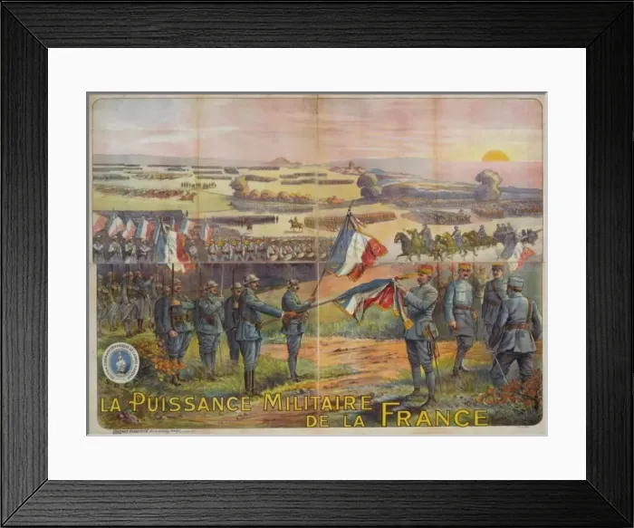 Framed Print : La puissance militaire de la France Framed Print : La puissance militaire de la France