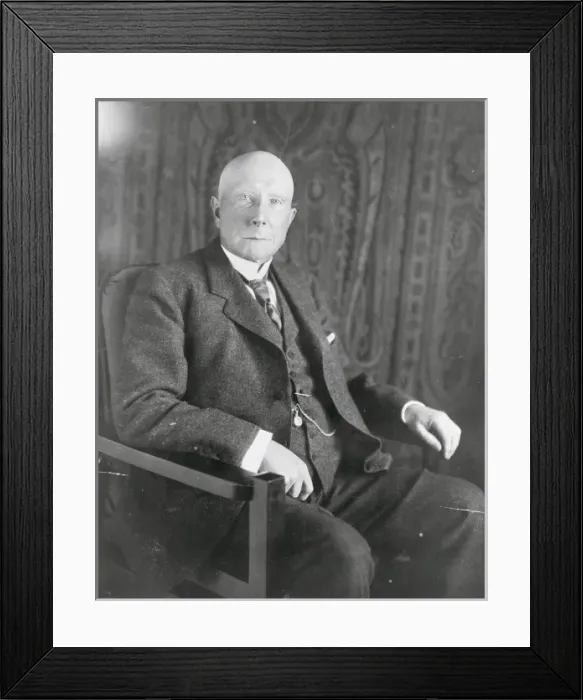 Framed Print : John D. Rockefeller, three-quarter length portrait, seated Framed Print : John D. Rockefeller, three-quarter length portrait, seated