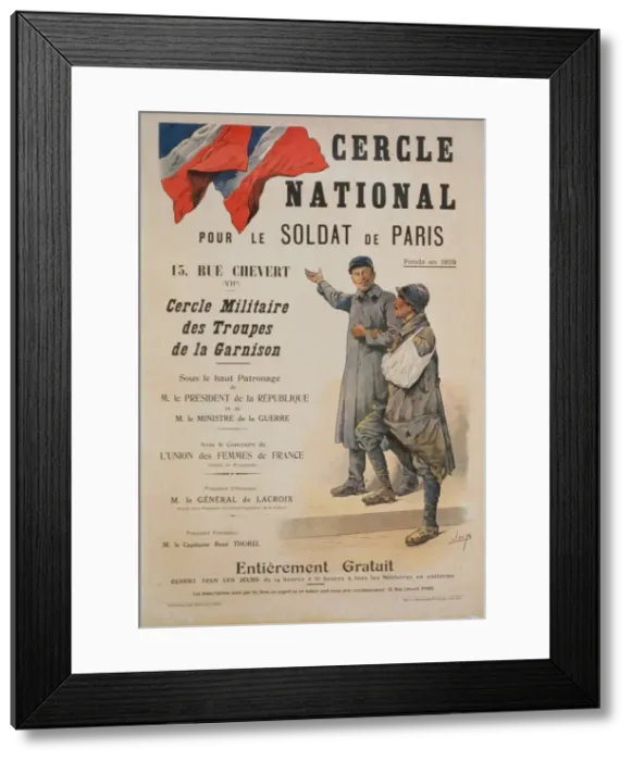 Framed Print : Cercle National pour le soldat de Paris Framed Print : Cercle National pour le soldat de Paris