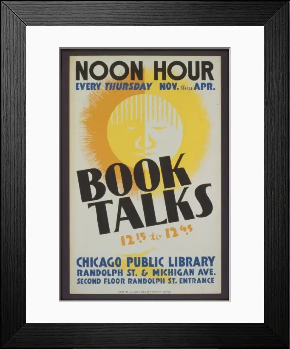 Framed Print : Book talks, 12: 15 to 12: 45 noon hour, every Thursday Nov. th Framed Print : Book talks, 12: 15 to 12: 45 noon hour, every Thursday Nov. th
