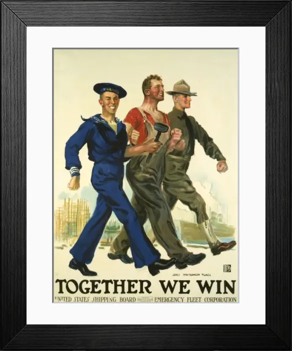 Framed Print : Together we win Framed Print : Together we win