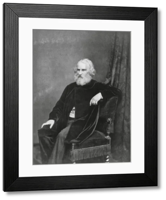 Framed Print : Henry W. Longfellow Framed Print : Henry W. Longfellow