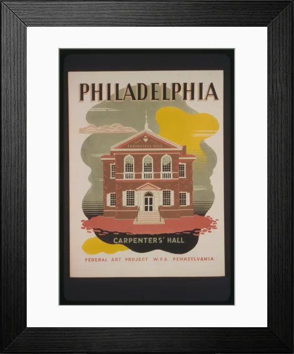 Framed Print : Philadelphia - Carpenters Hall Framed Print : Philadelphia - Carpenters Hall