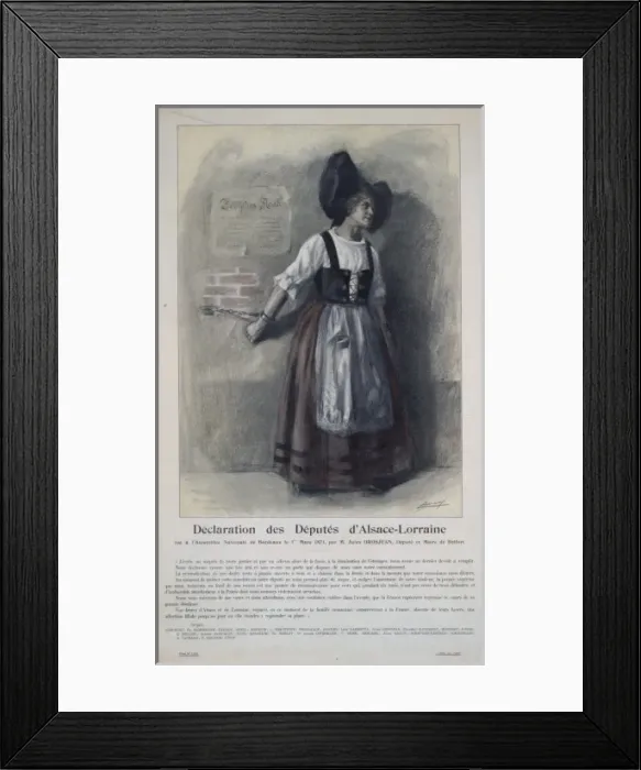 Framed Print : Declaration des depudoets d Alsace-Lorraine lue ? Assembl Declaration des depudoets d Alsace-Lorraine lue ? Framed Print : Declaration des depudoets d Alsace-Lorraine lue ? Assembl Declaration des depudoets d Alsace-Lorraine lue ?
