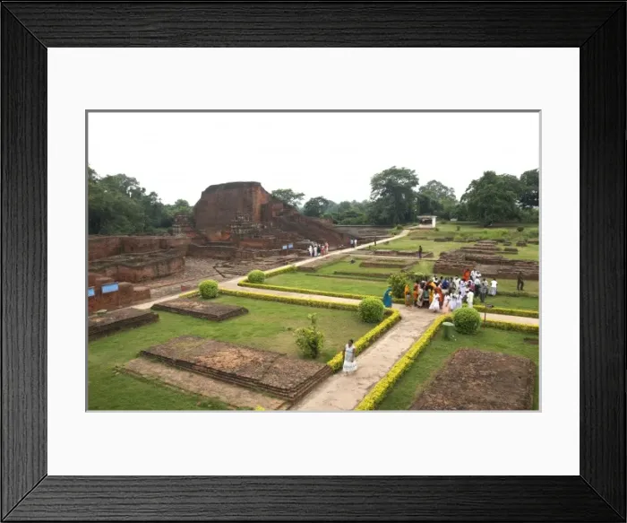 Framed Print : India, Bihar, Nalanda Framed Print : India, Bihar, Nalanda