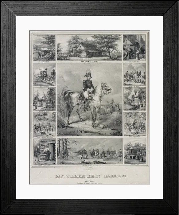 Framed Print : Gen. William Henry Harrison Framed Print : Gen. William Henry Harrison