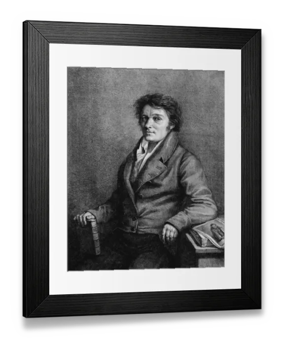 Framed Print : Aloys Senefelder--Enfinder der Lithographic und der chemisch Framed Print : Aloys Senefelder--Enfinder der Lithographic und der chemisch