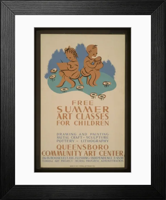 Framed Print : Free summer art classes for children Drawing and painting, m Framed Print : Free summer art classes for children Drawing and painting, m