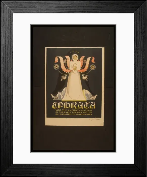 Framed Print : Ephrata Visit the ancient cloisters of the early German piet Framed Print : Ephrata Visit the ancient cloisters of the early German piet