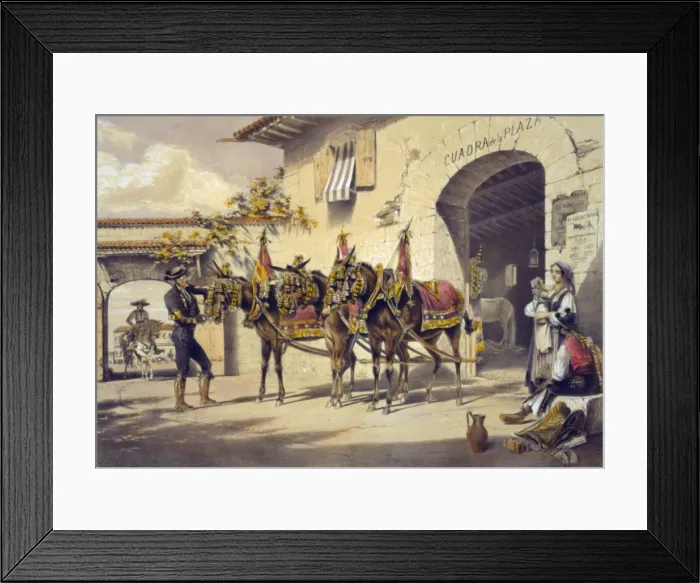 Framed Print : Mules of the Plaza de Toros Framed Print : Mules of the Plaza de Toros