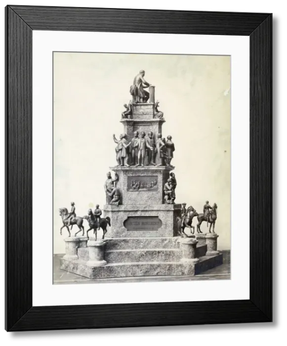 Framed Print : National Lincoln Monument, Washington, DC Model for four-ti Framed Print : National Lincoln Monument, Washington, DC Model for four-ti