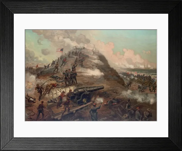 Framed Print : Capture of Fort Fisher Framed Print : Capture of Fort Fisher