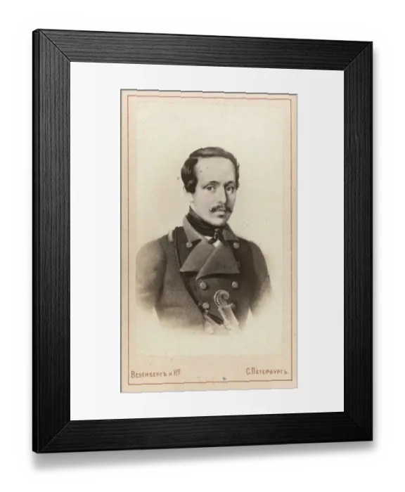 Framed Print : Mikhail Lermontov Framed Print : Mikhail Lermontov