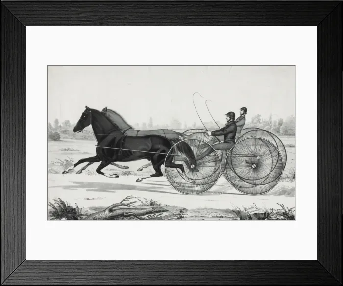 Framed Print : Black Hawk and Jenny Lind--Union course, L. I. Nov. 17th 1847 Framed Print : Black Hawk and Jenny Lind--Union course, L. I. Nov. 17th 1847