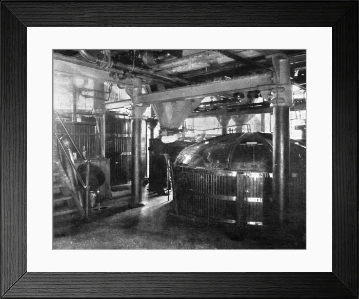 Framed Print : Mitchells and Butlers Brewery Mashing Room Framed Print : Mitchells and Butlers Brewery Mashing Room