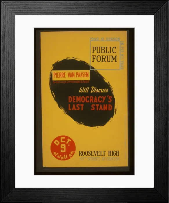 Framed Print : Pierre van Psen, noted foreign correspondent & author, wil Framed Print : Pierre van Psen, noted foreign correspondent & author, wil