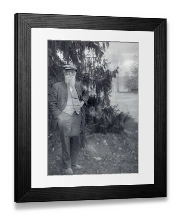 Framed Print : John Burroughs, author and naturalist, full-length portrait Framed Print : John Burroughs, author and naturalist, full-length portrait