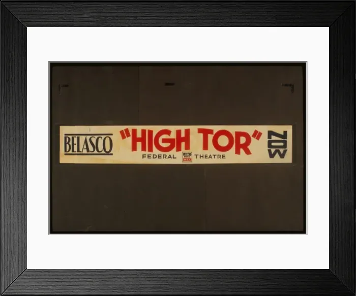Framed Print : High tor High tor