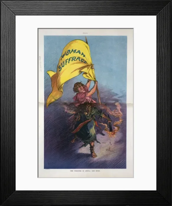 Framed Print : The feminine of Jekyll and Hyde Framed Print : The feminine of Jekyll and Hyde