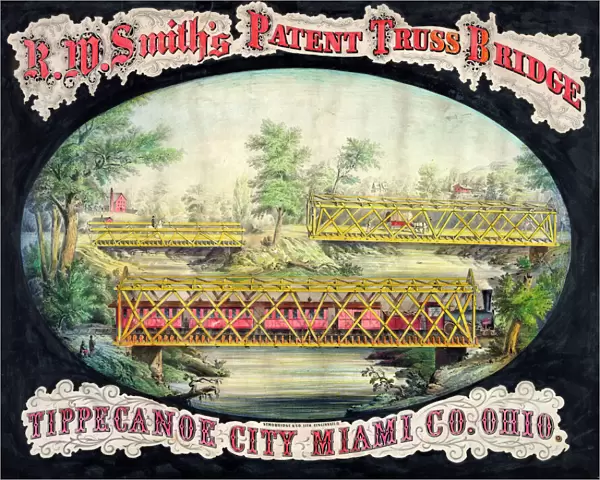 R. W. Smiths patent truss bridge, Tippecanoe City, Miami Co