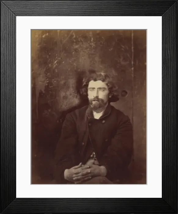 Framed Print : Hartman Richter, half-length portrait, seated, facing slight Framed Print : Hartman Richter, half-length portrait, seated, facing slight