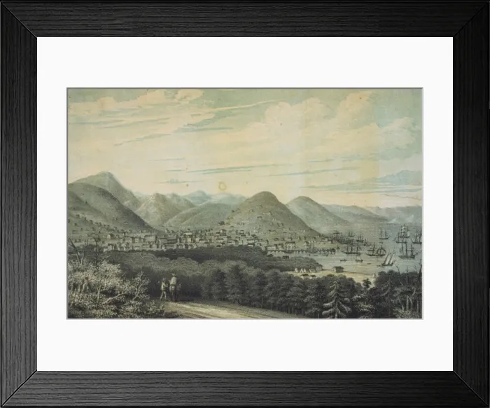 Framed Print : San Francisco, 1850 Framed Print : San Francisco, 1850