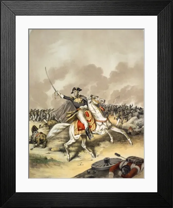 Framed Print : Gl. Jackson--At the Battle of New Orleans