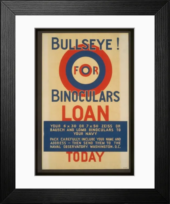 Framed Print : Bullseye! for binoculars loan your 6 x 30 or 7 x 50 Zeiss or Framed Print : Bullseye! for binoculars loan your 6 x 30 or 7 x 50 Zeiss or