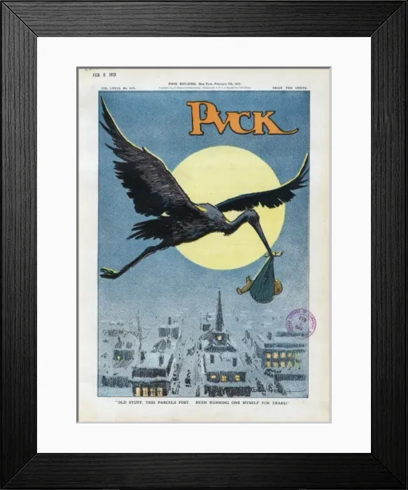 Framed Print : Old stuff, this parcels post. Been running one myself for ye Framed Print : Old stuff, this parcels post. Been running one myself for ye