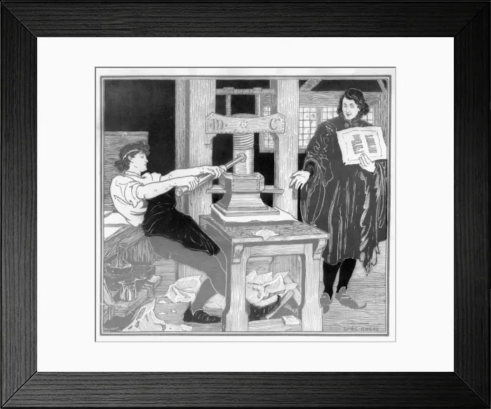 Framed Print : William Caxton made his own ink, but you can have yours made Framed Print : William Caxton made his own ink, but you can have yours made