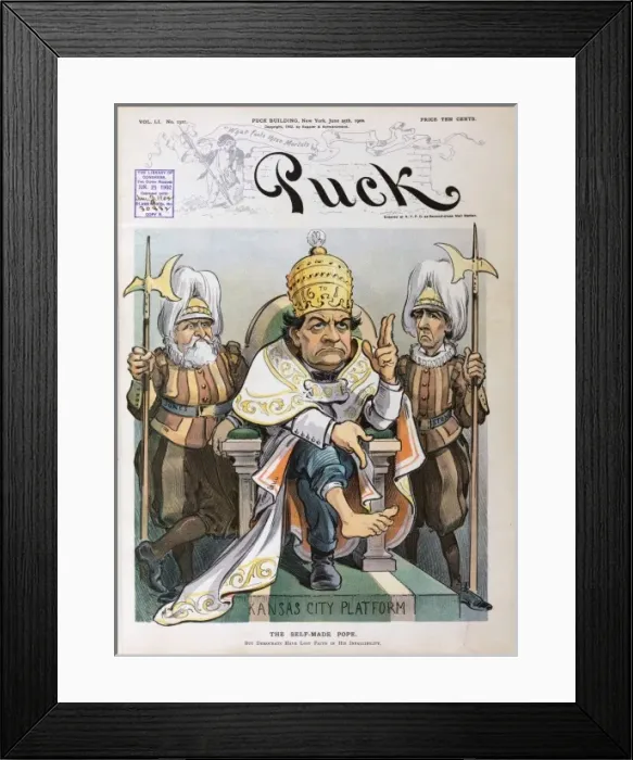 Framed Print : The self-made pope Framed Print : The self-made pope