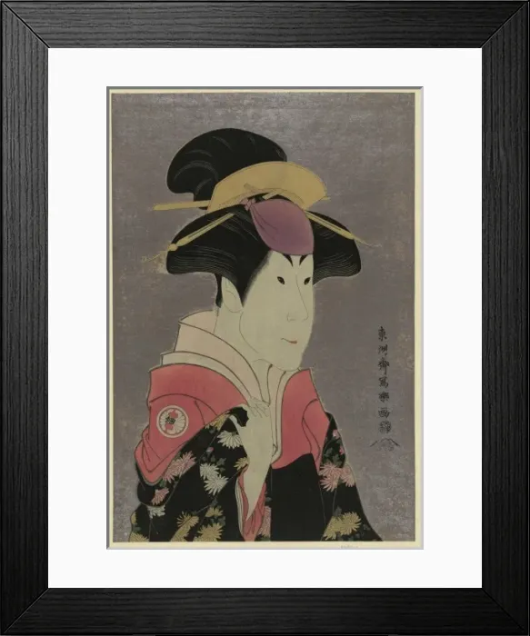 Framed Print : Segawa tomisaburo as yadorigi, wife of ogishi kurando Framed Print : Segawa tomisaburo as yadorigi, wife of ogishi kurando