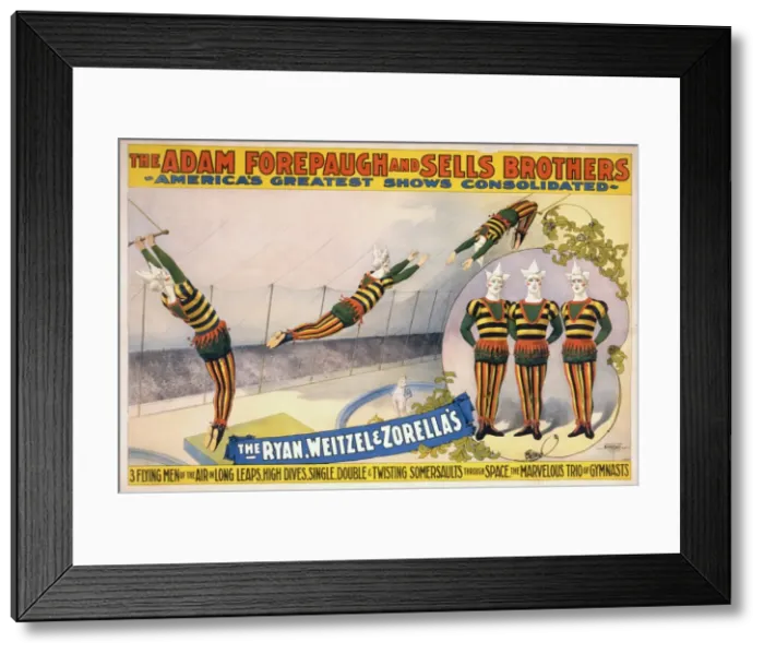 Framed Print : The Adam Forepaugh and Sells Brothers, Americas greatest sh Framed Print : The Adam Forepaugh and Sells Brothers, Americas greatest sh