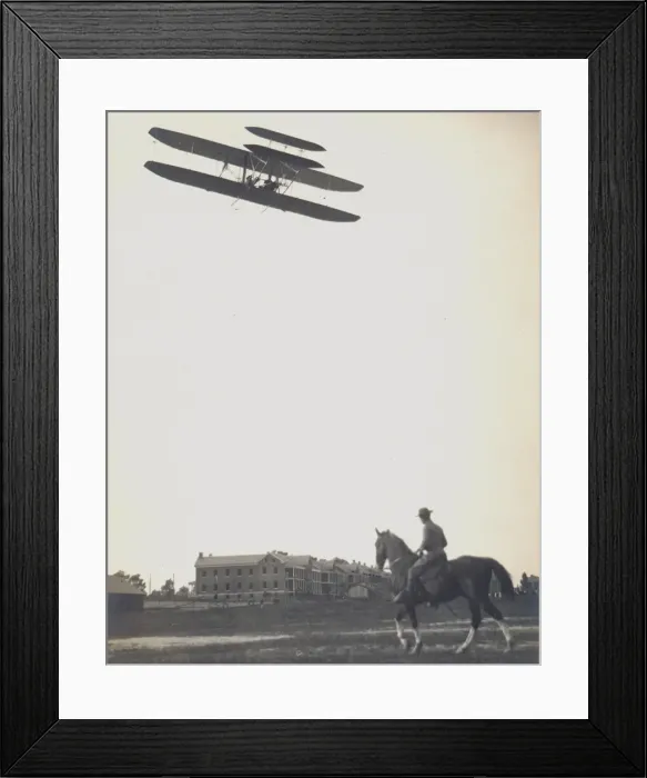 Framed Print : The Wright aeroplane at Fort Myer, Va Framed Print : The Wright aeroplane at Fort Myer, Va