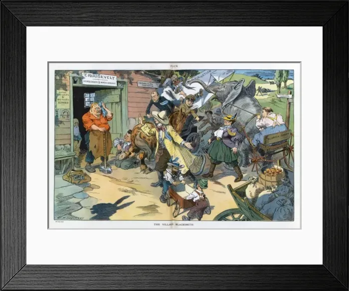 Framed Print : The village blacksmith Framed Print : The village blacksmith