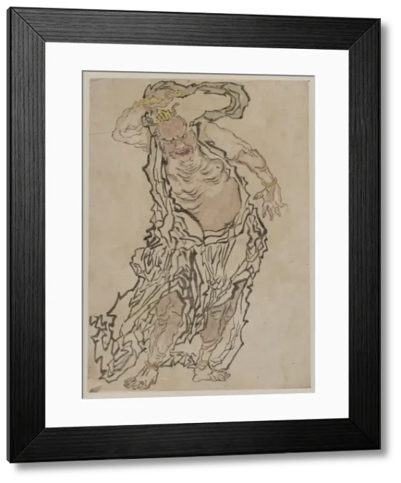 Framed Print : Buddhist gate guardian Agyo Buddhist gate guardian Agy? Framed Print : Buddhist gate guardian Agyo Buddhist gate guardian Agy?